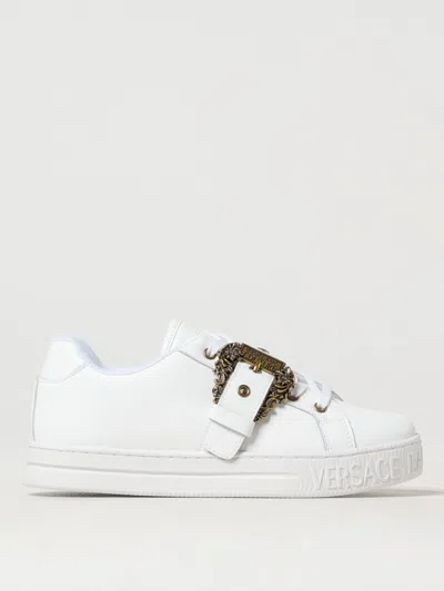 VERSACE JEANS COUTURE SNEAKERS VERSACE JEANS COUTURE WOMAN COLOR WHITE,G70872001
