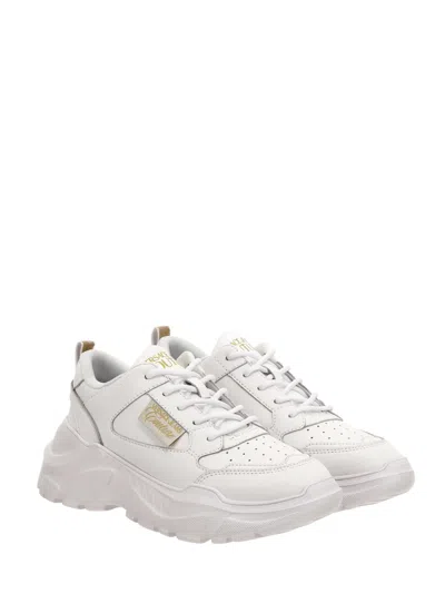 Versace Jeans Couture Lace-up Sneakers In White