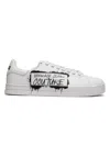 Versace Jeans Couture Logo-print Low-top Sneakers In White