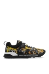 Versace Jeans Couture Sneakers With Logo In Black