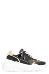 Versace Jeans Couture Speed Track Low-top Sneakers In Black