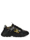 Versace Jeans Couture Speedtrack Bottom Sneaker In Black