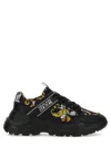 Versace Jeans Couture Speedtrack Bottom Sneaker In Black