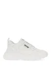 Versace Jeans Couture White Speedtrack Sneakers In White