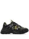 Versace Jeans Couture Speedtrack Bottom Sneaker In Black