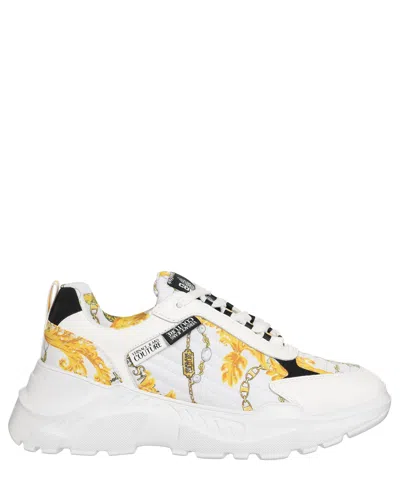 Versace Jeans Couture Speedtrack Sneakers In White