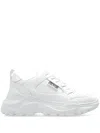 Versace Jeans Couture White Speedtrack Sneakers In White