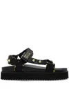 VERSACE JEANS COUTURE SPIKE-STUDDED SANDALS