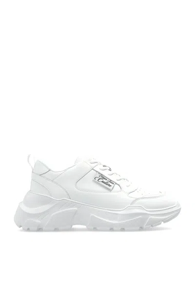 Versace Jeans Couture Sports Shoes With Logo In White