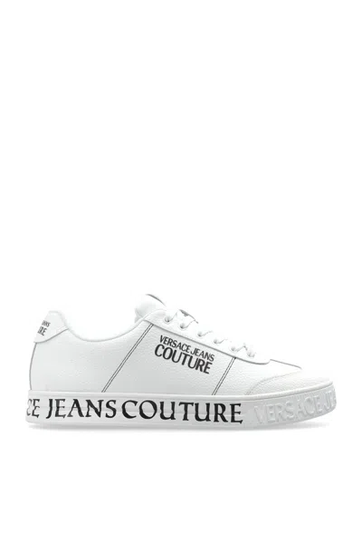 VERSACE JEANS COUTURE VERSACE JEANS COUTURE SPORTS SHOES WITH PRINTED LOGO