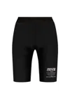 Versace Jeans Couture Cycling Shorts With Logo In Black