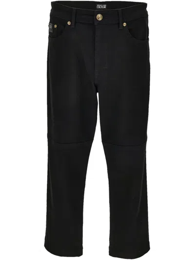 Versace Jeans Couture Straight-leg Jeans In Black