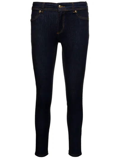 Versace Jeans Couture Stretch Jeans In Indigo