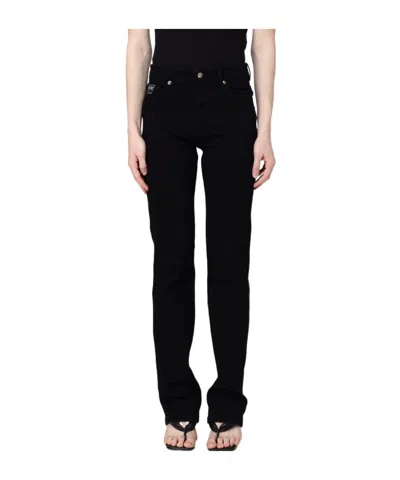 Versace Jeans Couture Straight-leg Jeans In Black