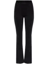 Versace Jeans Couture Stretch Flared Trousers In Black