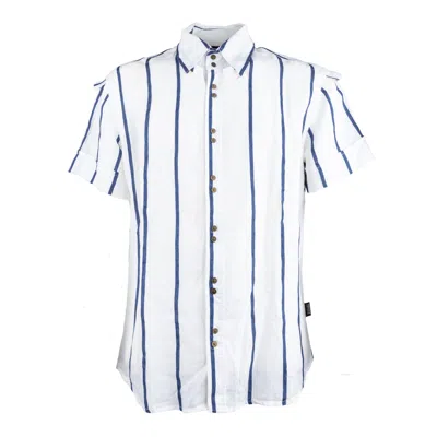 Pre-owned Versace Jeans Couture Stripe Shirt - '00s In Gray