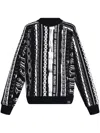 VERSACE JEANS COUTURE STRIPES SWEATSHIRT