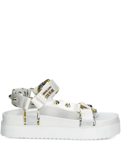 VERSACE JEANS COUTURE STUD-EMBELLISHED SANDALS