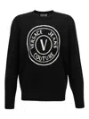 Versace Jeans Couture Logo-print Crew-neck Sweatshirt