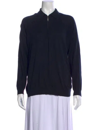Pre-owned Versace Jeans Couture Sweater In Blue