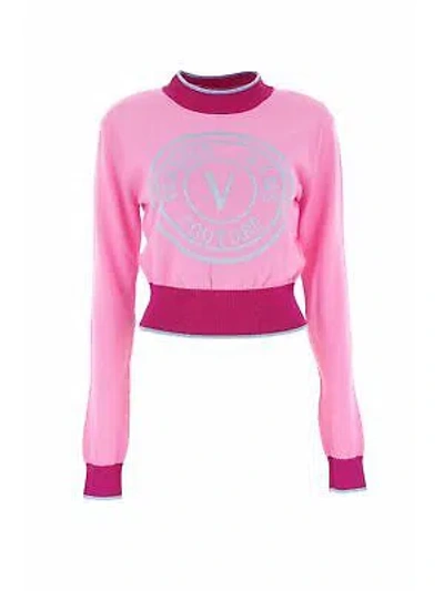 Pre-owned Versace Jeans Couture Sweater In Pink