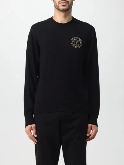 Versace Jeans Couture Sweater In Nero