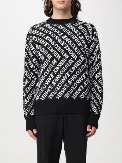 VERSACE JEANS COUTURE SWEATER VERSACE JEANS COUTURE MEN COLOR BLACK,E95711002