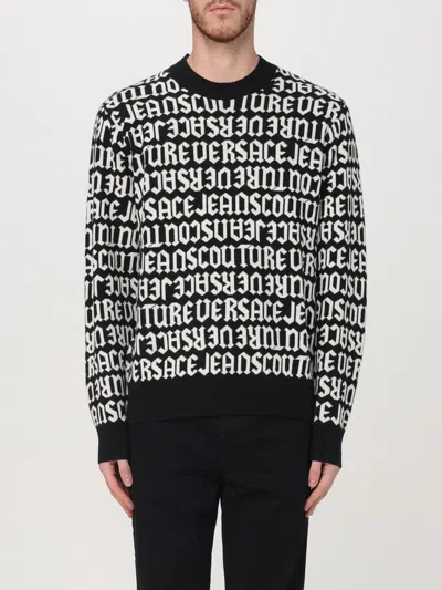 VERSACE JEANS COUTURE SWEATER VERSACE JEANS COUTURE MEN COLOR BLACK,F97818002