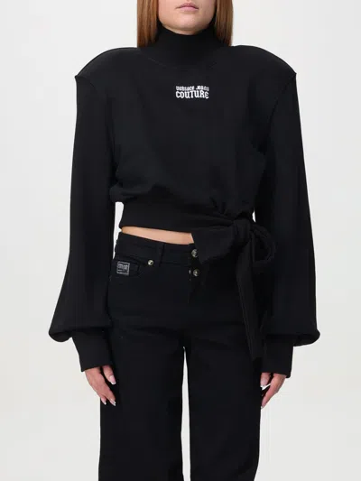 Versace Jeans Couture Sweater  Woman Color Black In 黑色