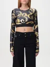 Versace Jeans Couture Chromo Couture Top In 黑色
