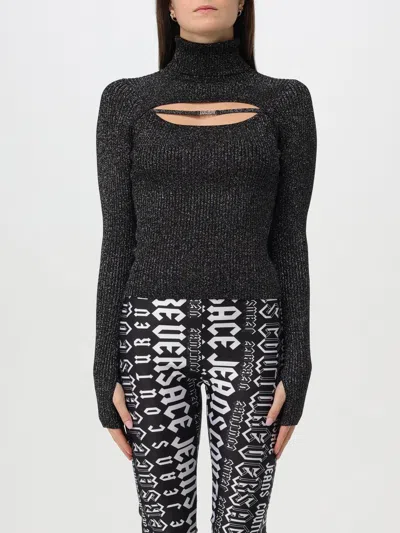 Versace Jeans Couture Sweater  Woman Color Black In Schwarz