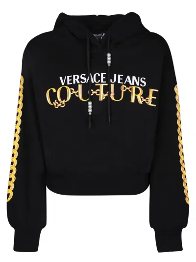 Versace Jeans Couture Sweaters In Black