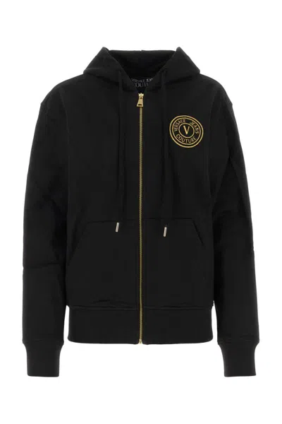 Versace Jeans Couture Sweaters In Black