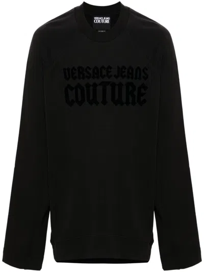 Versace Jeans Couture Sweaters In Black