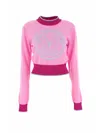 VERSACE JEANS COUTURE VERSACE JEANS COUTURE SWEATERS PINK