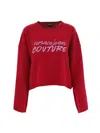 VERSACE JEANS COUTURE VERSACE JEANS COUTURE SWEATERS RED