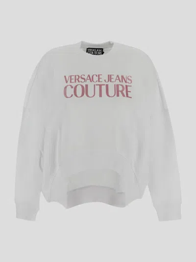 Versace Jeans Couture Sweaters In White