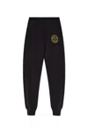 Versace Jeans Couture V-embl S Embro Trousers Clothing In Nero E Oro