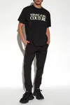 Versace Jeans Couture T-shirt With Logo In Black