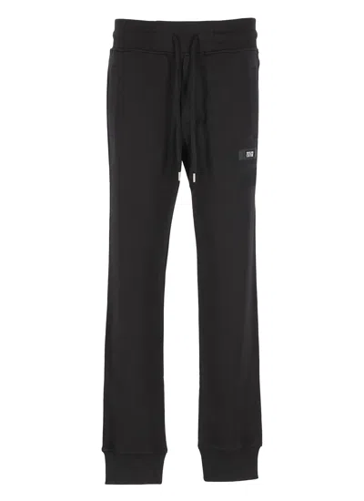 Versace Jeans Couture Sweatpants With Logo Patch In Black
