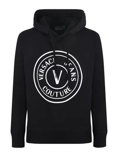 Versace Jeans Couture Sweatshirt In Nero