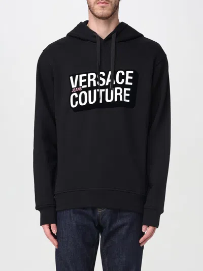 VERSACE JEANS COUTURE SWEATSHIRT VERSACE JEANS COUTURE MEN COLOR BLACK,H44068002
