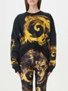 Versace Jeans Couture Sweatshirt  Woman Color Black In Black