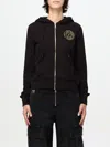 Versace Jeans Couture Sweatshirt  Woman Color Black In Schwarz