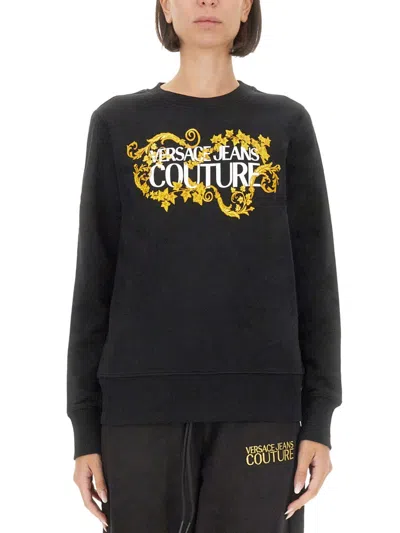 VERSACE JEANS COUTURE SWEATSHIRT WITH LOGO