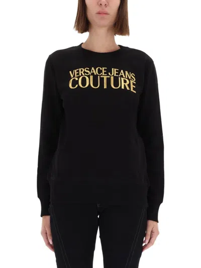 VERSACE JEANS COUTURE VERSACE JEANS COUTURE SWEATSHIRT WITH LOGO