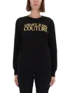 Versace Jeans Couture Sweatshirt With Logo In Black