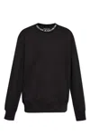 Versace Jeans Couture Sweatshirt With Logo On The Collar In Black