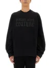 Versace Jeans Couture Sweatshirt With Logo In Black