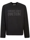Versace Jeans Couture Sweatshirt With Logo In Black